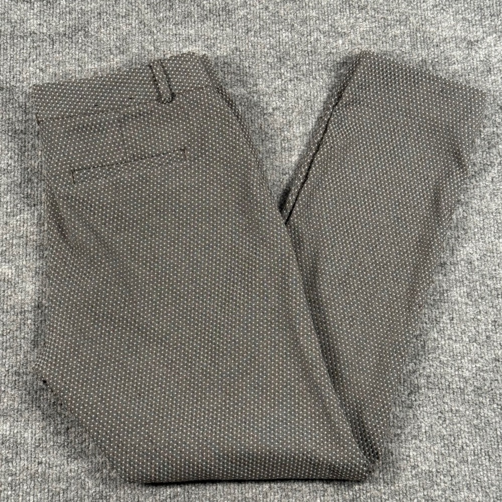Banana Republic‎ 4 Sloan Fit Polka Dot Ankle Embroidered Dress Pants Career Work